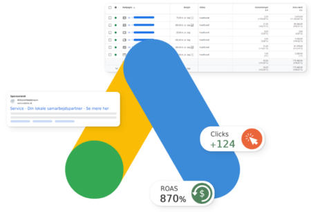 Illustration af Google Ads